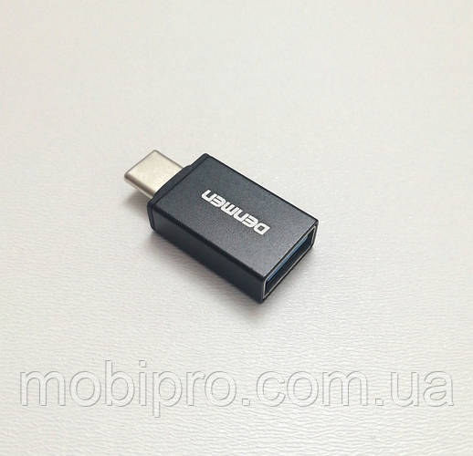 Купить Переходник Type-C to USB 3.0 Denmen DU10. Адаптер Тайп С на ЮСБ ...