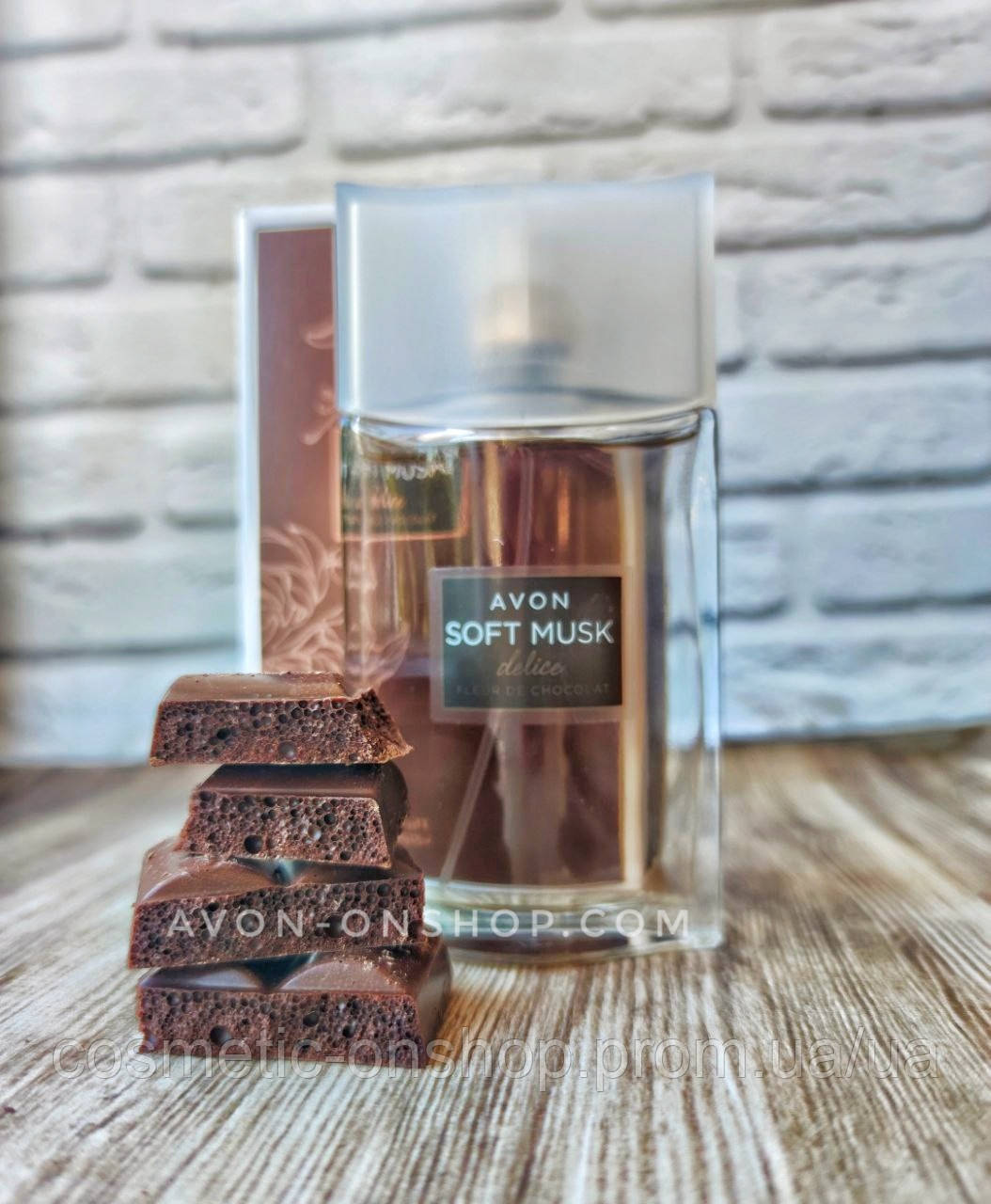 Avon soft musk delice fleur de chocolat sales