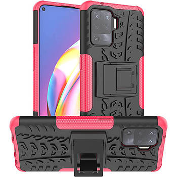 Чохол Armor Case для Oppo A94 4G / F19 Pro / Reno 5 Lite Rose