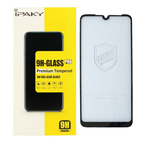 Захисне скло для телефона Xiaomi Redmi 7 чорне iPaky, фото 1