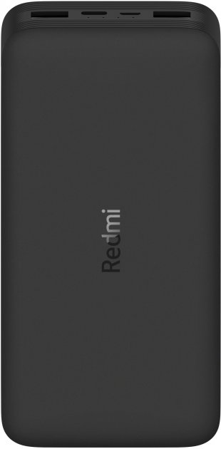 УМБ Xiaomi Redmi Power Bank 20000mAh 2xUSB QC3.0 18W PB200LZM Black, фото 1