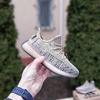 Женские кроссовки GET (Ad1das Yeezy Boost 350) Бежевые с коричневым