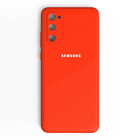 Чохол Silicone Case Premium для Samsung S20 FE Red 1, фото 1