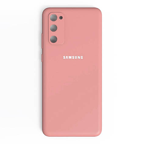 Чохол Silicone Case Premium для для Samsung S20 FE Pink 4, фото 1