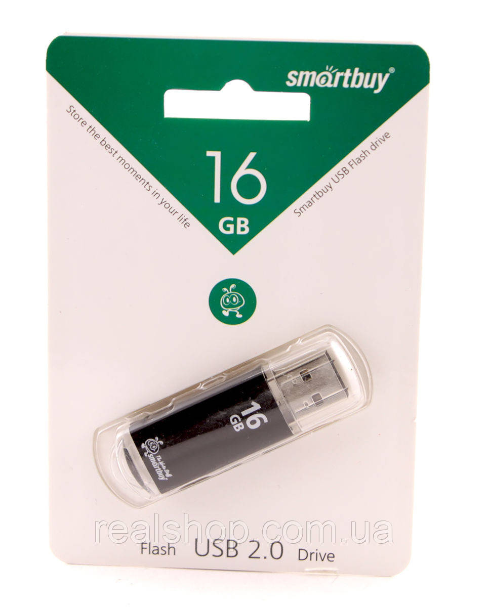 Накопичувач USB 16 Gb SmartBuy V-Cut SB16GBVC-K Black