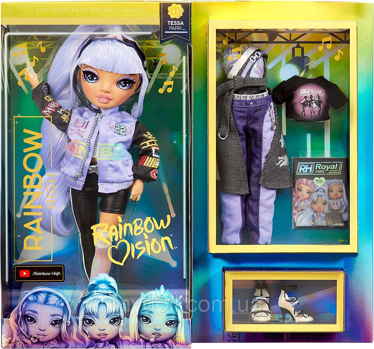 Лялька Rainbow High Vision Тесса Парк Рейнбоу Хай Tessa Park серії Royal Three K-Pop 578437 MGA Оригінал