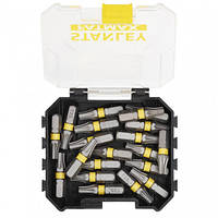 Набор бит STANLEY FatMax, Torx, T25, L=25 мм, 20 шт, пластиковый кейс