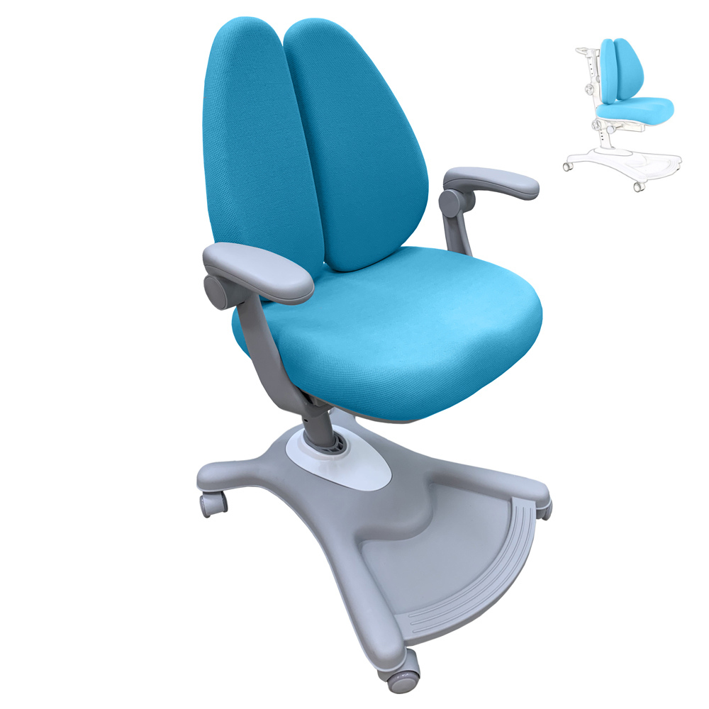 Дитяче ергономічне крісло FunDesk Fortuna Blue з підлокітниками