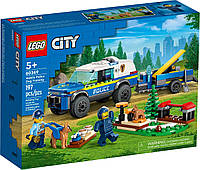Конструктор Лего Сіті Дресування поліцейського собаки на виїзді Lego City 60369