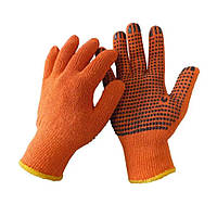 Перчатки рабочие Werk WE2152H с ПВХ покрытием оранжевые 3 пары