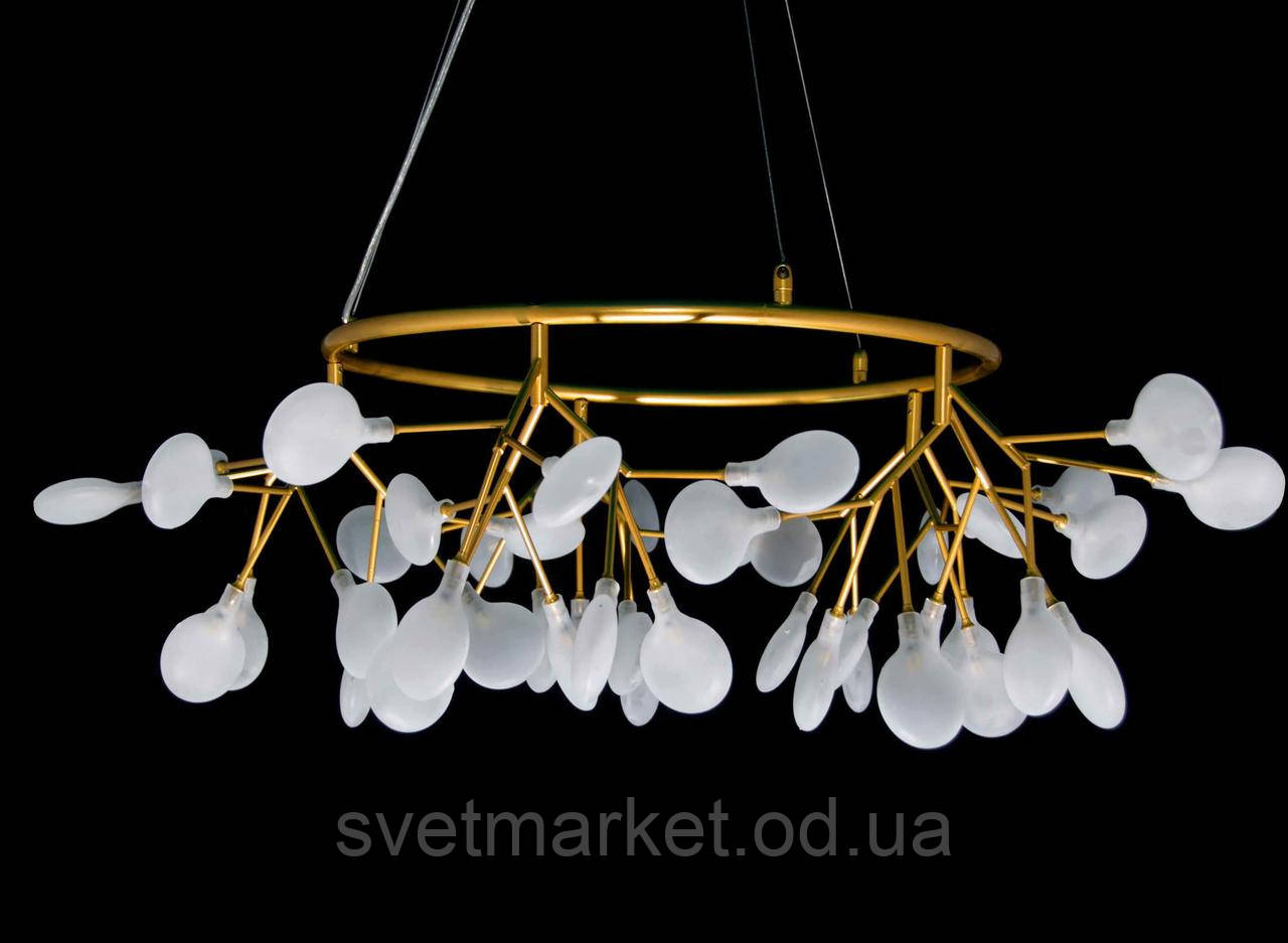 Велика підвісна люстра з регулюванням висоти 887/45 GD, фото 1