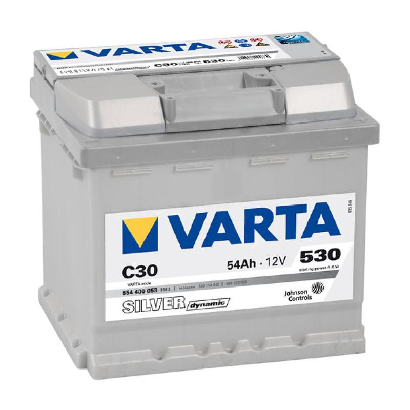 Акумулятор VARTA SD (C30) 54Ah-12v (207x175x190) правий +