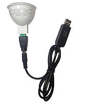 Лампа від повербанку 3W G 5.3 12V 4000K MR16 SVITECO з USB 5v - DC 12v 5.5x2.1