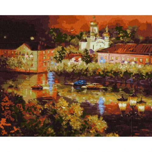 Картина за номерами "Вечірнє місто" ★★★★★ [tsi190168-TSI]