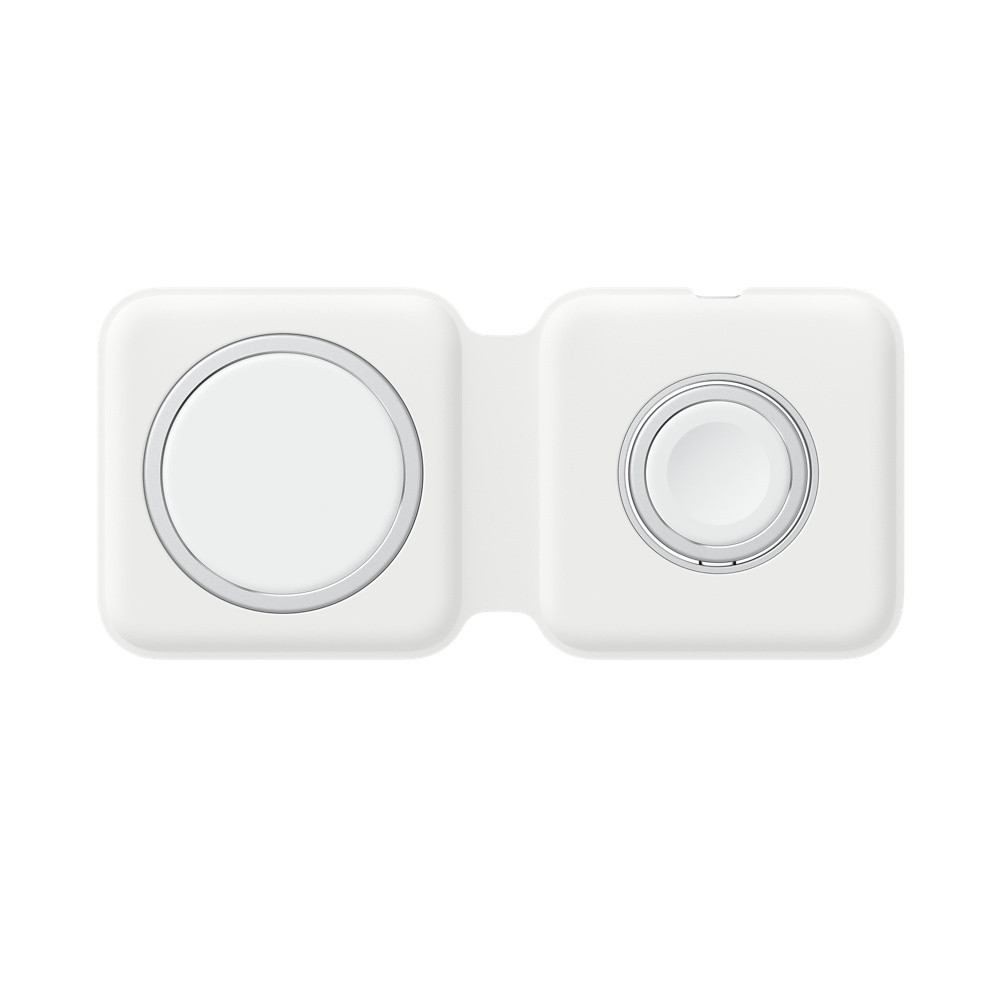 Бездротова зарядка для iPhone і Apple Watch MagSafe Duo Charger біла