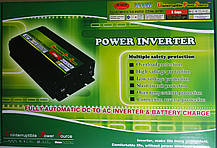 Перетворювач Wimpex 12V-220V 3200W (WX3200W) із зарядним пристроєм для акумулятора, фото 4