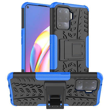 Чохол Armor Case для Oppo A94 4G / F19 Pro / Reno 5 Lite Blue