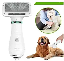 Фен — щітка 2в1 для шерсті тварин грумінг Pet Grooming Dryer