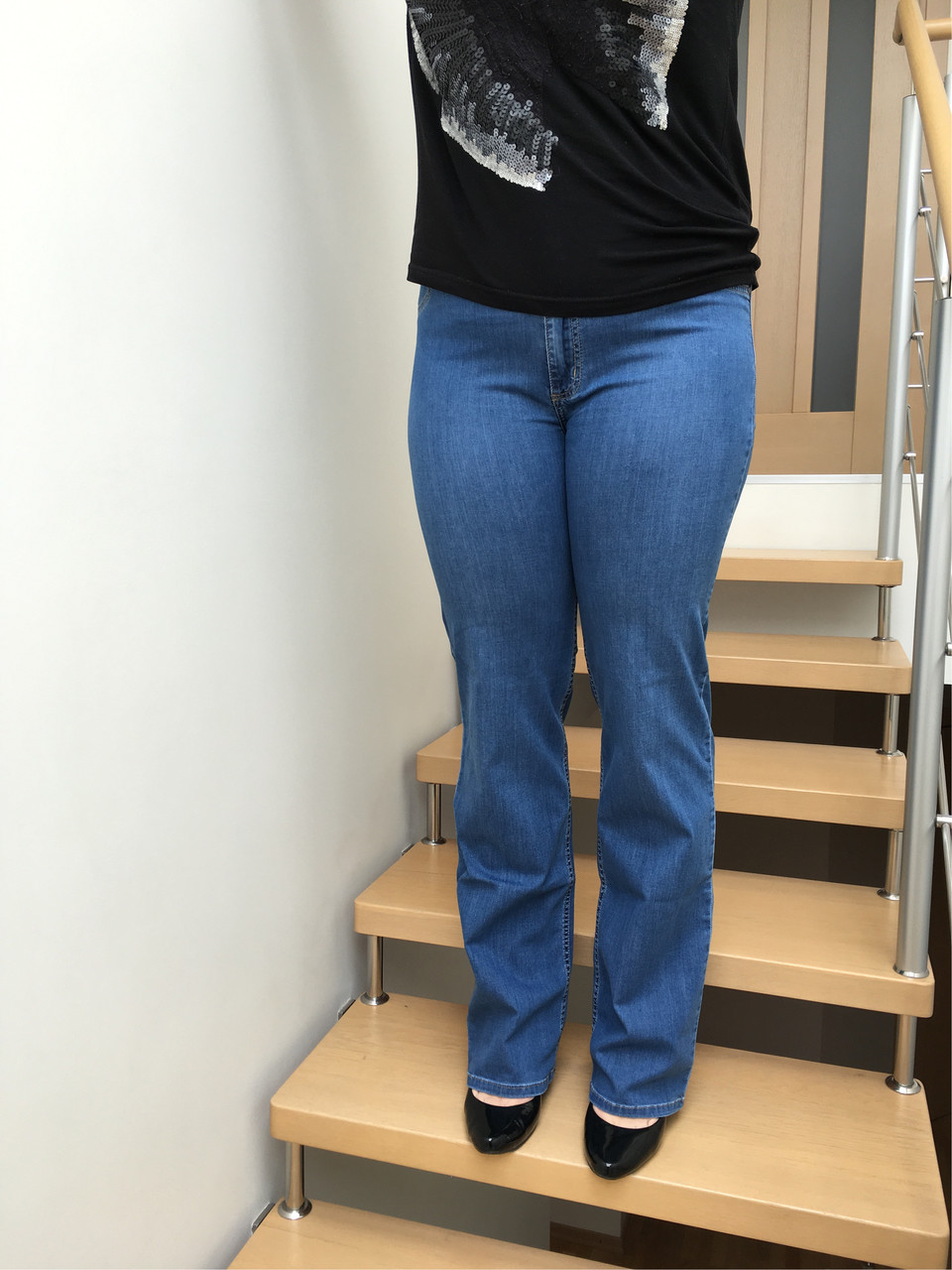 Джинси жіночі джинси жіночі класичні джинси жіночі прямі висока талія великі розміри