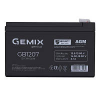 Батарея до ДБЖ Gemix GB 12 В 7 А·год (GB1207)