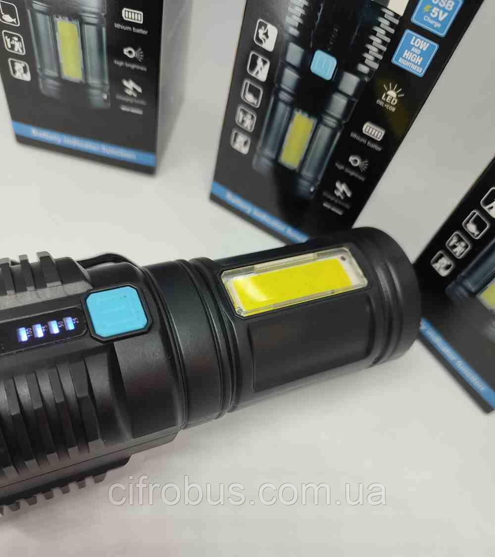 Ліхтар ліхтарик Б/У Ліхтар LS03 на 4 LED з боковим світлом COB