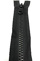 Блискавка Тип 5 чорна косий зуб 80 см