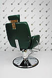 Крісло барбера Infinity перукарське чоловіче крісло з підголовником для Barber Shop крісла для барбершопа, фото 2