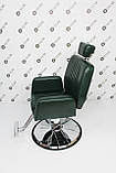Крісло барбера Infinity перукарське чоловіче крісло з підголовником для Barber Shop крісла для барбершопа, фото 3