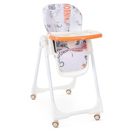 Стільчик для годування BAMBI M 5673-7 жовтогарячий, фото 1