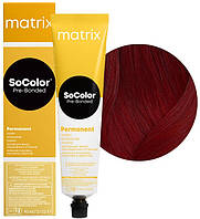 Стойкая крем-краска для осветления волос Matrix SoColor Pre-Bonded Reflect 5RR+ светлый шатен глубокий