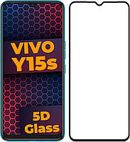 5D стекло Vivo Y15s (Защитное Full Glue) (Виво 15с)