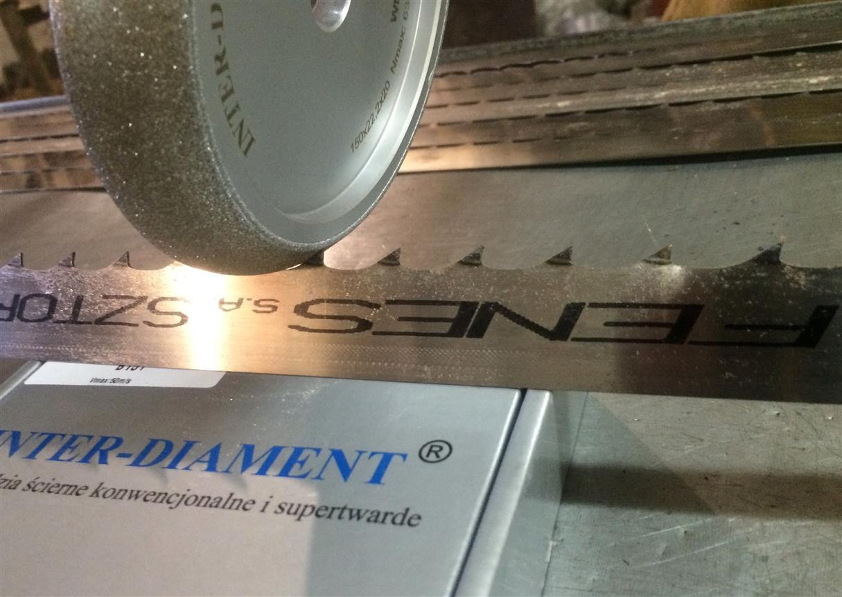 Заточний круг для стрічкових пил боразоновий INTER-DIAMENT® 203 мм