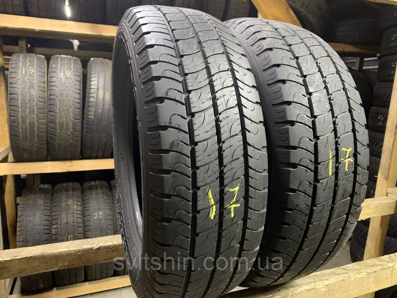 Шини літо 215/65R16C Goodyear Marathon 7мм 17рік 2шт, фото 1