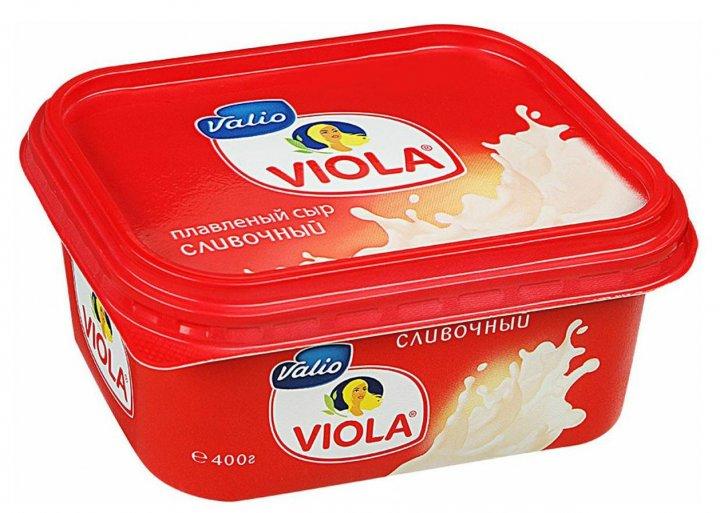 Сир плавлений вершковий  Viola Valio 400 г