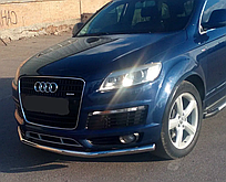 Кенгурятник одинарний вус d60 нерж Audi Q7 2005-2015