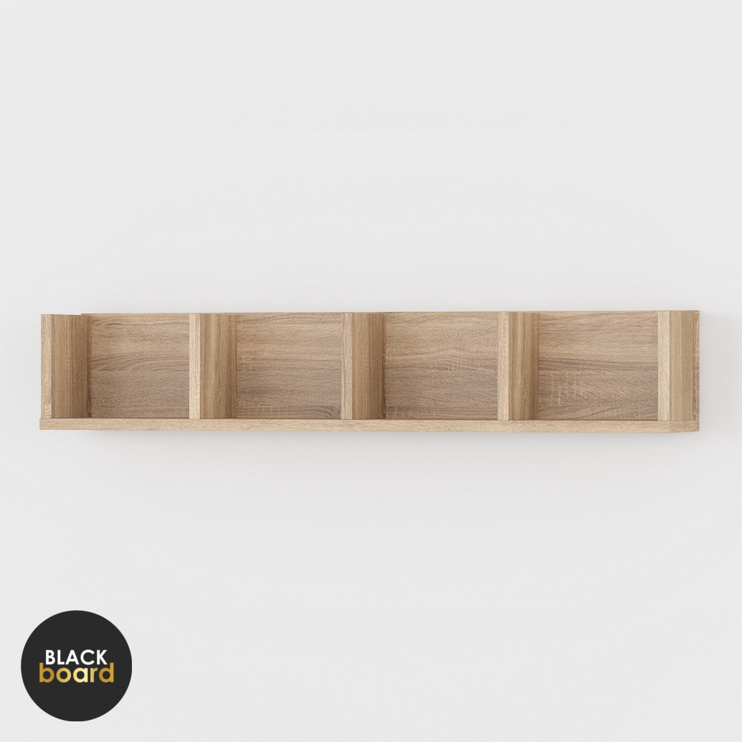 Полка навесная, настенная с открытым верхом Gt-31 Дуб Сонома: продажа ...