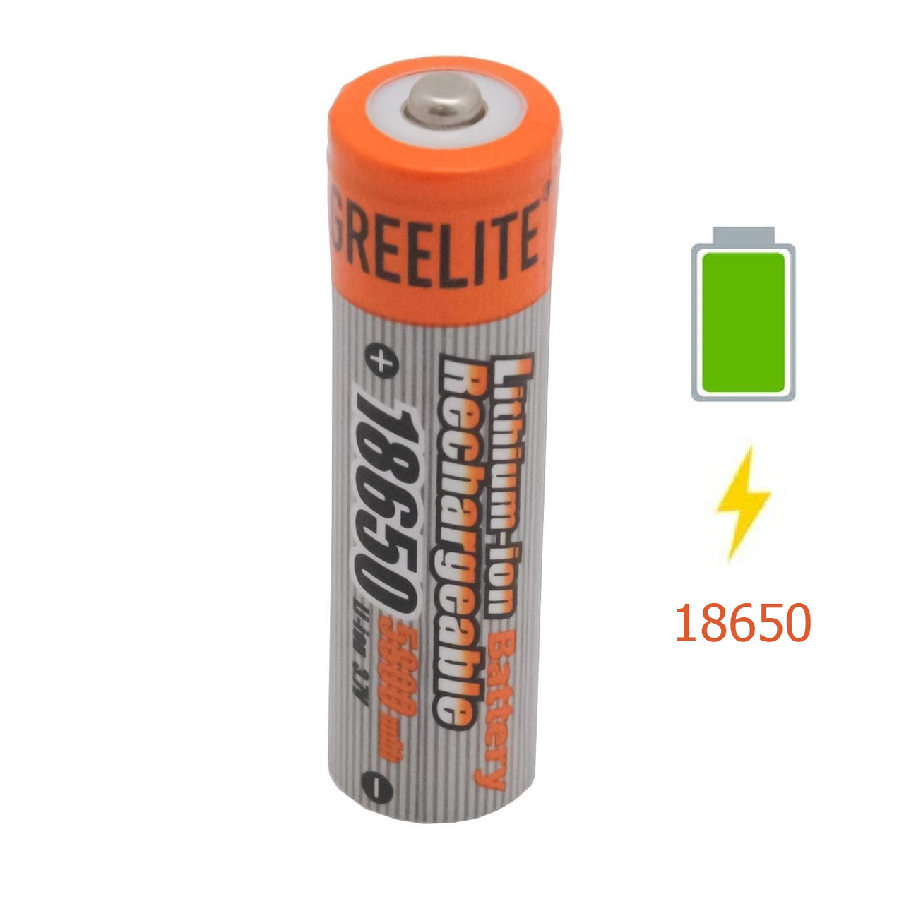 Акумулятор батарейка GreeLite Li-ion 18650 3.7V 5800 mAh, фото 1