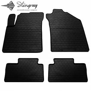 Коврики резиновые "Stingray" на Jac iEV7S (2018--) 4 шт