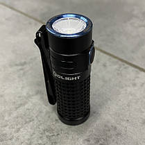 Ліхтар кишеньковий Olight S1R II Чорний, живлення - акумулятор, тактичний ліхтар для військових зі страбоскопом, фото 6