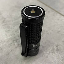 Ліхтар кишеньковий Olight S1R II Чорний, живлення - акумулятор, тактичний ліхтар для військових зі страбоскопом, фото 5