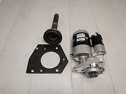 Вал + плита + стартер 3,2 кВт переобладнання під стартер (комплект) ЮМЗ