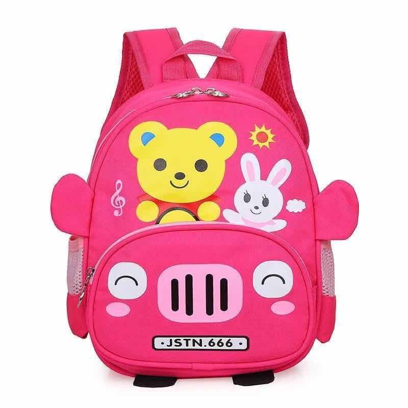 РЮКЗАК Дитячий з одним відділенням рожевий для дітей, дитячий маленький рюкзак, фото 1