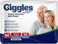 Підгузки для дорослих Giggles Medium 9 крапель 70-120 см. (30 шт.)