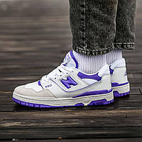 Мужские кроссовки New Balance 550 White/Purple