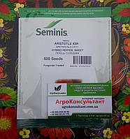 Семена перца Аристотель F1 (Seminis), 500 семян ранний (65-75 дней), кубовидный, красный, сладкий