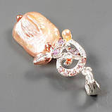 Handmade! Підвіс. Натуральні баркові перли. Срібло 925., фото 3