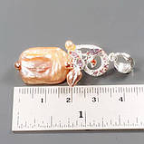 Handmade! Підвіс. Натуральні баркові перли. Срібло 925., фото 2