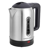 Чайник електричний (1,8 л) GRUNHELM EKS-1928S (метал) 1500 Вт, дисковий електрочайник Обертання на 360°