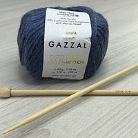 Пряжа Gazzal Baby Wool XL цвет 844 Пыльный джинс КР