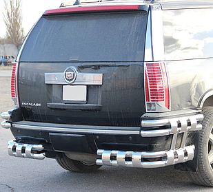 Кенгурятник задній захист бампера CADILLAC Escalade GMT 900 2007 -2014